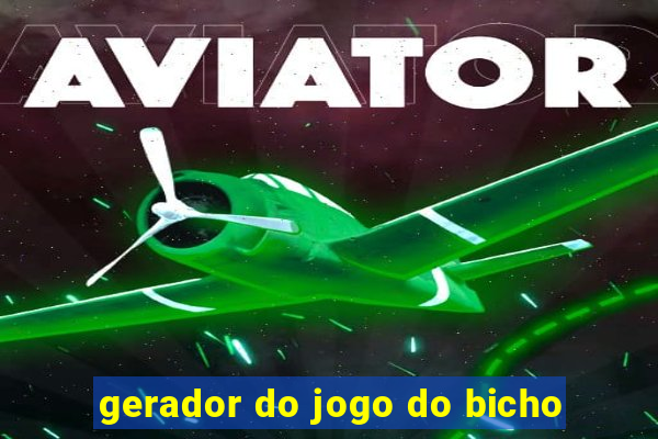 gerador do jogo do bicho